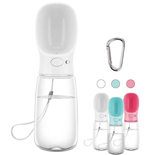 COTOP Portable Dog Water Bottle, 350/550ml Dog Walking Travel Bottle Puppy Water Leak Proof Drinking Dispenser Food Grade Dog Hot Water Drink Bottle , Pet Outdoor Drinking Cup Dog Gift