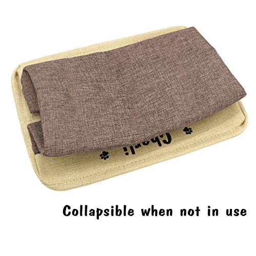 PET ARTIST Personalized Dog Toy Bin for Dog Toys Accessories - Foldable Dog Toy Basket Storage Box for Pet Toys,Dog Coat