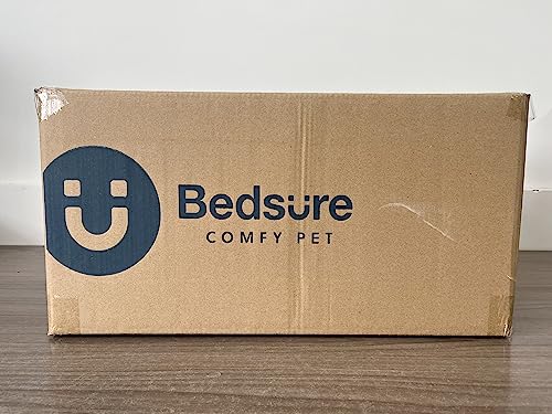 Bedsure Large Dog Bed Washable - Orthopedic Dog Bed and Mattress Mat for Dog Crate with Removable Plush Sherpa Cover, Gifts for Dog