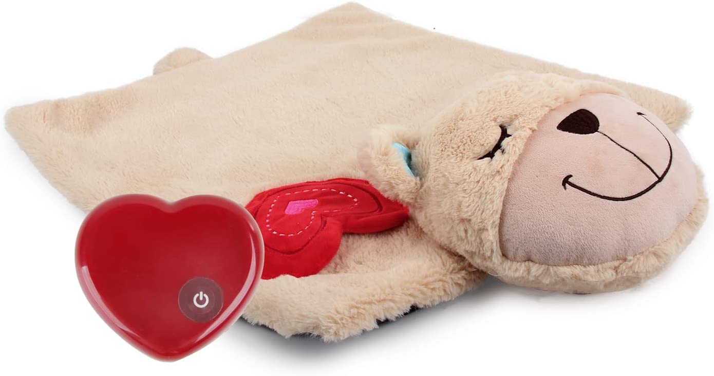 ALL FOR PAWS Little Buddy Heart Beat Sheep, Puppy Toy With Heartbeat Dog Training Toy For Separation Anxiety Relief Behavioral Aid For Pets