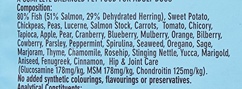 AATU 80/20 Dry Dog Food, Salmon, High Protein, Grain Free Recipe, No Artificial Ingredients