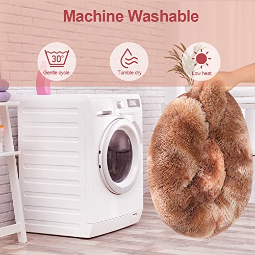 Vanansa Small Cat Bed for Indoor Cats, Self-Warming Donut kitty beds for Small Cats Improving Sleep and Keeping Warm, Washable Pet bed with Anti Slip Base