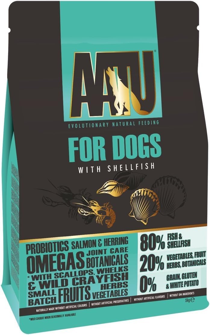 AATU 80/20 Dry Dog Food, Salmon, High Protein, Grain Free Recipe, No Artificial Ingredients