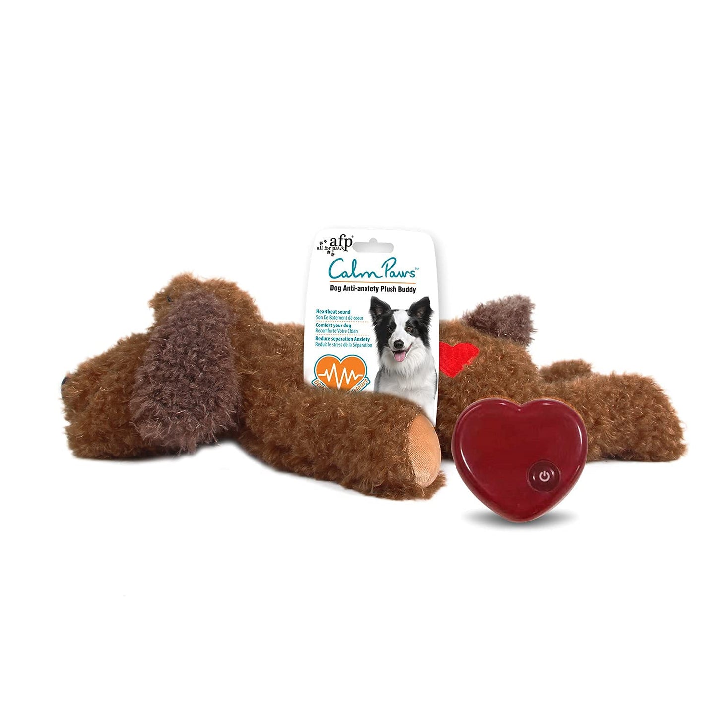 ALL FOR PAWS Little Buddy Heart Beat Sheep, Puppy Toy With Heartbeat Dog Training Toy For Separation Anxiety Relief Behavioral Aid For Pets