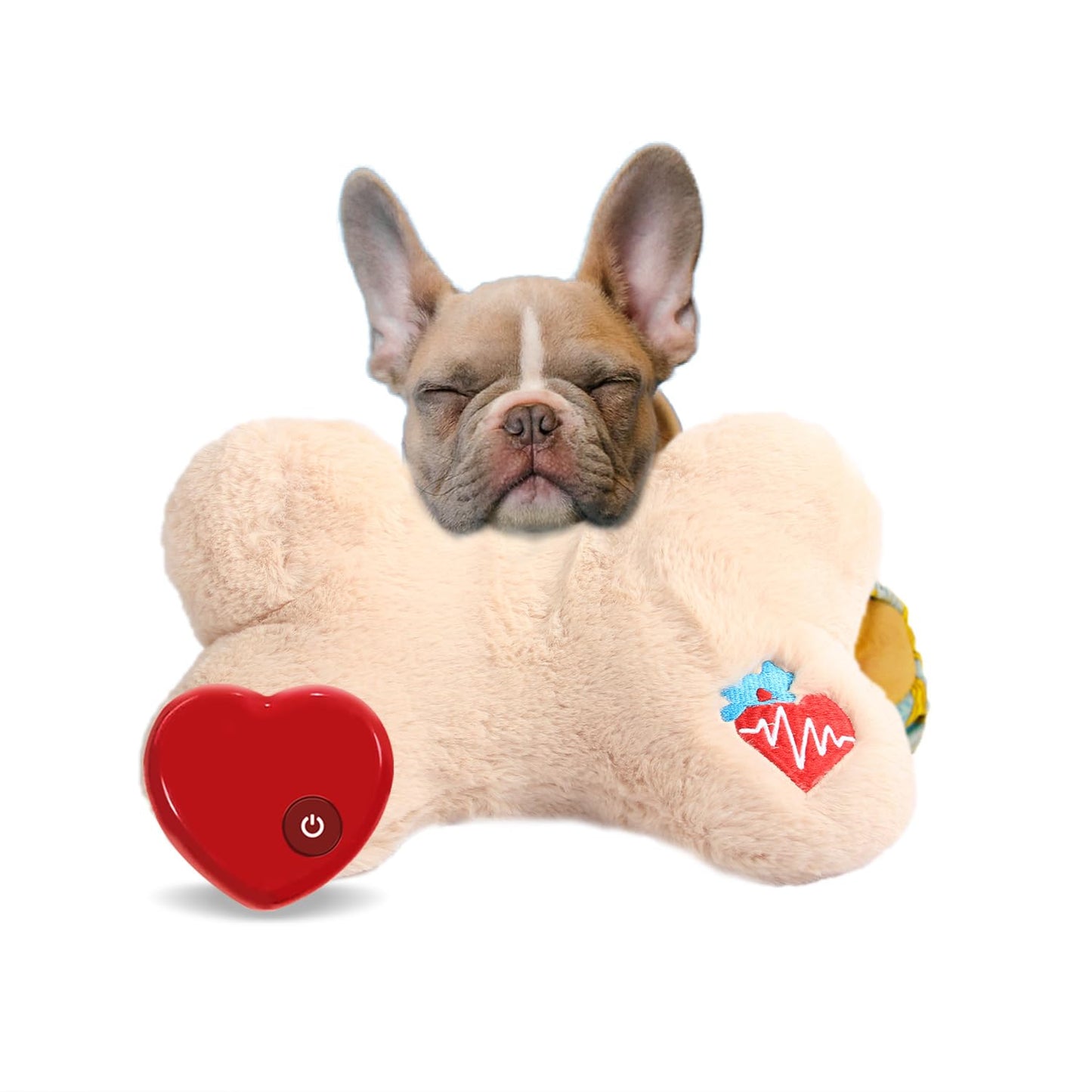 ALL FOR PAWS Little Buddy Heart Beat Sheep, Puppy Toy With Heartbeat Dog Training Toy For Separation Anxiety Relief Behavioral Aid For Pets