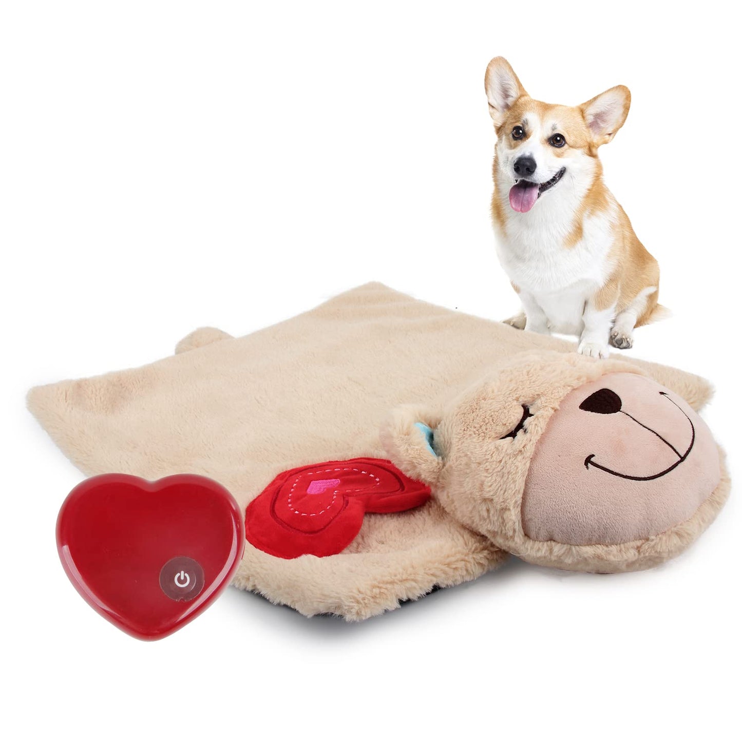ALL FOR PAWS Little Buddy Heart Beat Sheep, Puppy Toy With Heartbeat Dog Training Toy For Separation Anxiety Relief Behavioral Aid For Pets