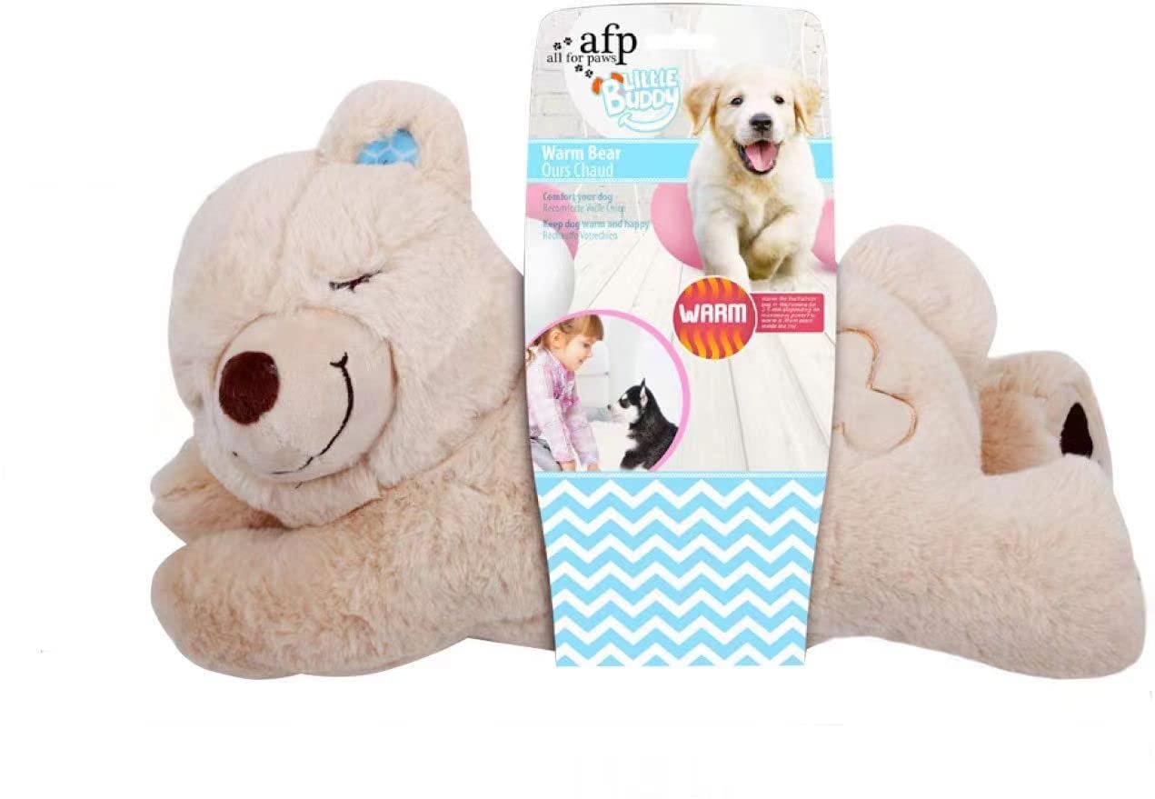 ALL FOR PAWS Heartbeat Dog Toy for Puppy,Snuggle Dog Behavioral Sleep Aid Puppy Toys, Pacifier Calming Behavioral Aid Plush Toy for Dogs
