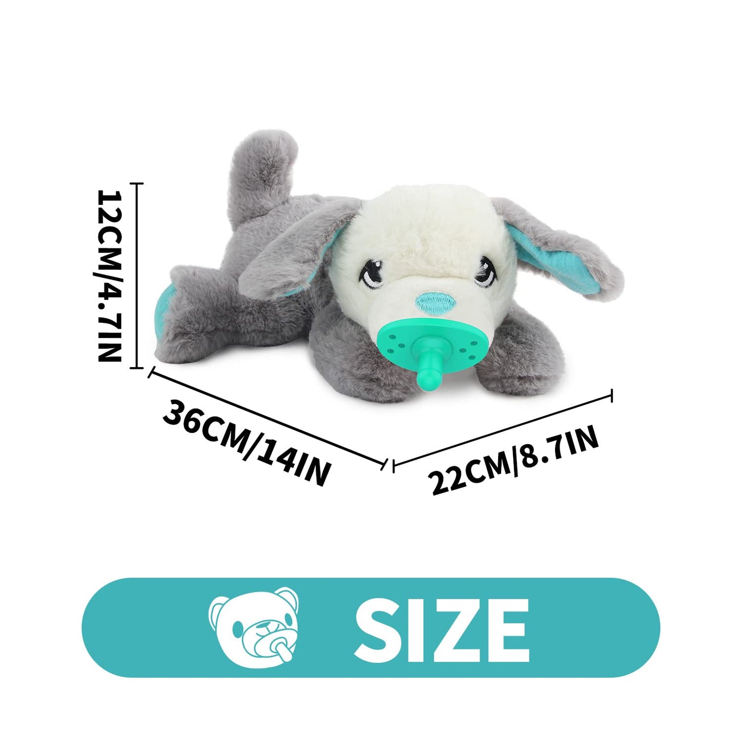 ALL FOR PAWS Heartbeat Dog Toy for Puppy,Snuggle Dog Behavioral Sleep Aid Puppy Toys, Pacifier Calming Behavioral Aid Plush Toy for Dogs