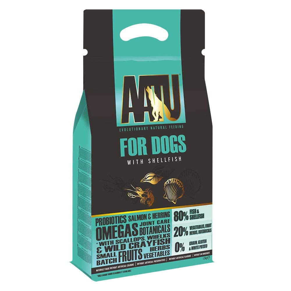 AATU 80/20 Dry Dog Food, Salmon, High Protein, Grain Free Recipe, No Artificial Ingredients