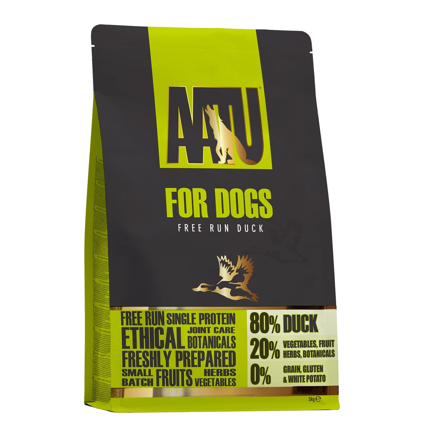 AATU 80/20 Dry Dog Food, Salmon, High Protein, Grain Free Recipe, No Artificial Ingredients