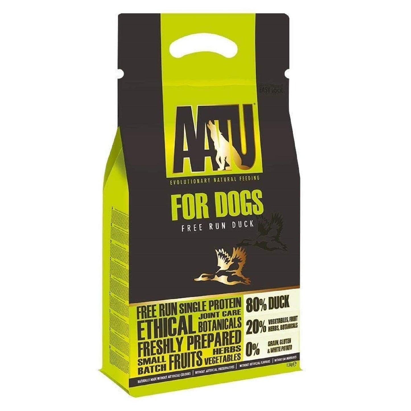 AATU 80/20 Dry Dog Food, Salmon, High Protein, Grain Free Recipe, No Artificial Ingredients