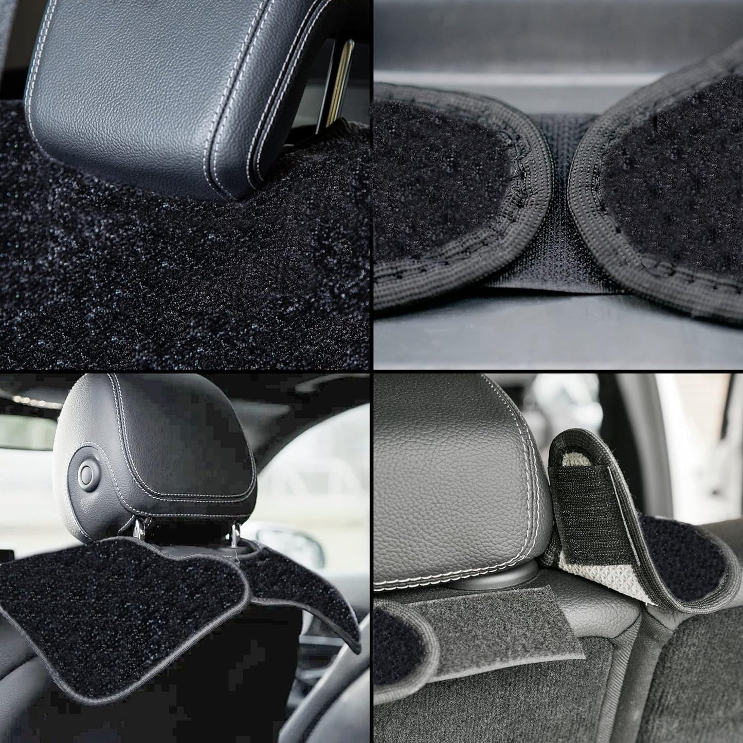 Pet Rebellion Dog Car Seat Cover Set | Universal, Absorbent, Non-Slip, Scratch Proof, Washable Slim Seat Carpet Set, Travel Car Seat Protector for Backseat