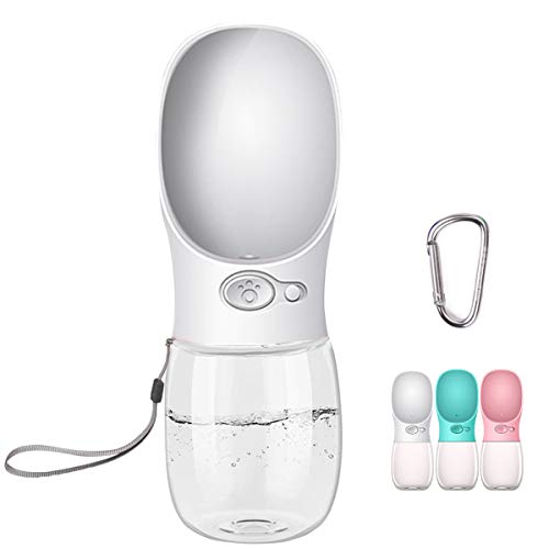 COTOP Portable Dog Water Bottle, 350/550ml Dog Walking Travel Bottle Puppy Water Leak Proof Drinking Dispenser Food Grade Dog Hot Water Drink Bottle , Pet Outdoor Drinking Cup Dog Gift