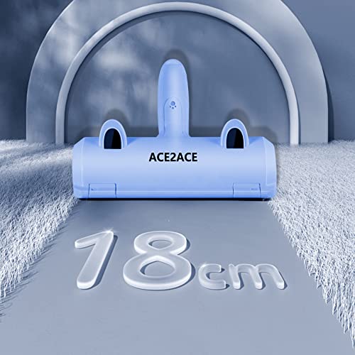 ACE2ACE Pet Hair Remover Roller, Reusable Animal Hair Removal Brush for Dogs and Cats, Easy to Clean Fixed Areas Pet Fur from Carpet, Furniture, Rugs, Stairs, bedding and Sofa