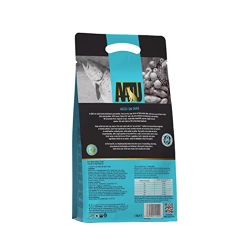 AATU 80/20 Dry Dog Food, Salmon, High Protein, Grain Free Recipe, No Artificial Ingredients