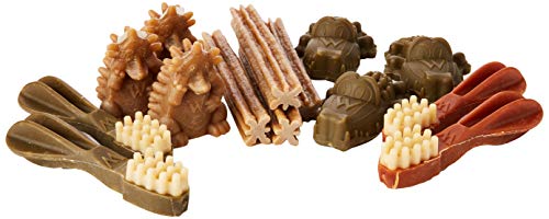 WHIMZEES By Wellness Variety Box, Mixed Shapes, Natural and Grain-Free Dog Chews, Dog Dental Sticks for Medium Breeds