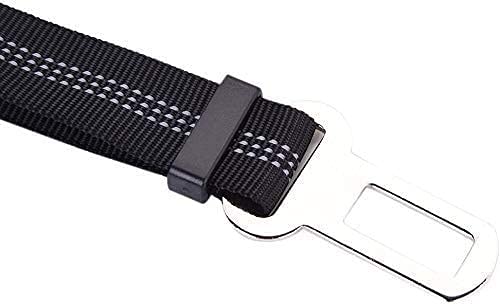 Dog Seat Belts for Cars UK, 2 Pack Premium Car Seat Belt for Dogs Cats Pets, Adjustable Safety Heavy Duty Elastic Lead Harness for Cars with Elastic Nylon Bungee Buffer