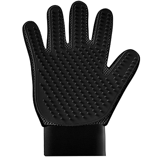 KENNELS & KATS Pet Grooming Glove | Pet Brush Glove | Premium De-shedding Glove for Easy, Mess-free Grooming with 260 Tips | Grooming Mitt For Dogs, Cats, Rabbits & Horses with Long/Short/Curly Hair