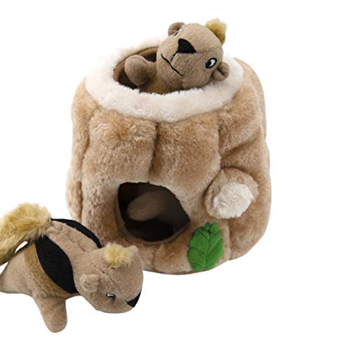 Outward Hound Hide A Squirrel Plush Dog Toy Puzzle