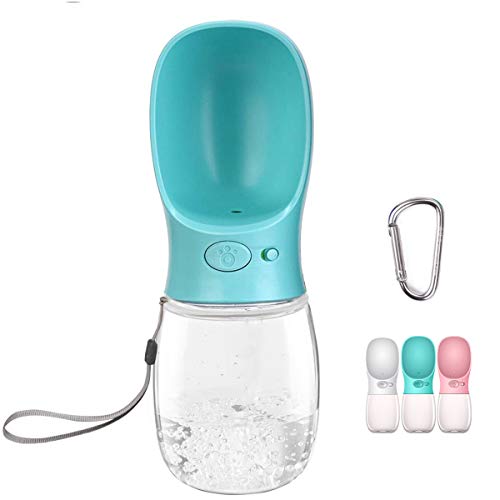 COTOP Portable Dog Water Bottle, 350/550ml Dog Walking Travel Bottle Puppy Water Leak Proof Drinking Dispenser Food Grade Dog Hot Water Drink Bottle , Pet Outdoor Drinking Cup Dog Gift