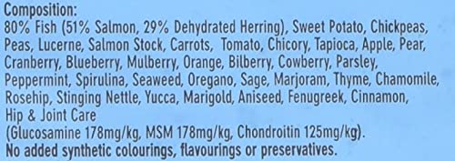 AATU 80/20 Dry Dog Food, Salmon, High Protein, Grain Free Recipe, No Artificial Ingredients