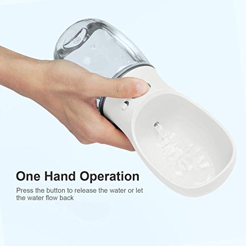 COTOP Portable Dog Water Bottle, 350/550ml Dog Walking Travel Bottle Puppy Water Leak Proof Drinking Dispenser Food Grade Dog Hot Water Drink Bottle , Pet Outdoor Drinking Cup Dog Gift