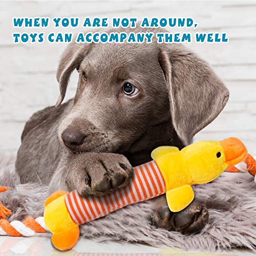 Labeol Puppy Chew Toys from 8 Weeks Small Puppy Natural Cotton Interactive 10Pcs Indestructible Tough Dog Rope Toys for Strong Dogs