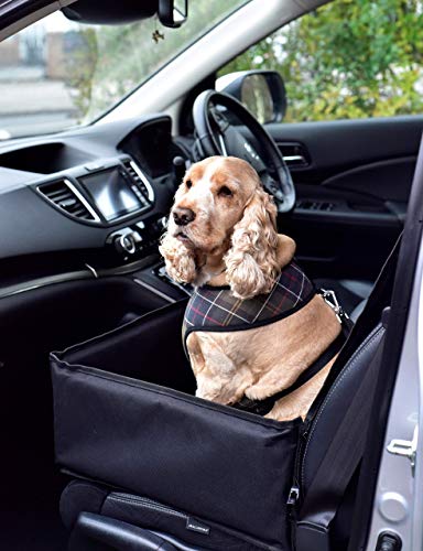 Dog Car Seat with Safety Harness Seat Belt - Pet Puppy Waterproof Travel Dog Car Seat Protector Cover Car Accessories