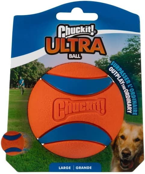 ChuckIt! Ultra Ball Dog Toy, Durable High Bounce Floating Rubber Dog Ball, Launcher Compatible Toy For Dogs