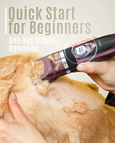 oneisall Dog Clippers Low Noise,Dog Grooming Kit,Pet Clipper Shaver for Dogs