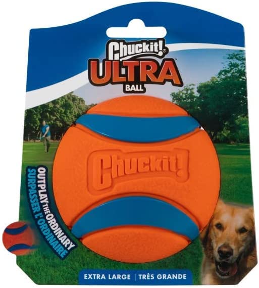 ChuckIt! Ultra Ball Dog Toy, Durable High Bounce Floating Rubber Dog Ball, Launcher Compatible Toy For Dogs