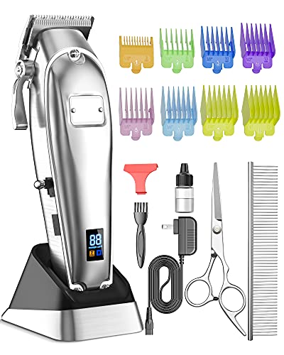oneisall Dog Clippers Low Noise,Dog Grooming Kit,Pet Clipper Shaver for Dogs