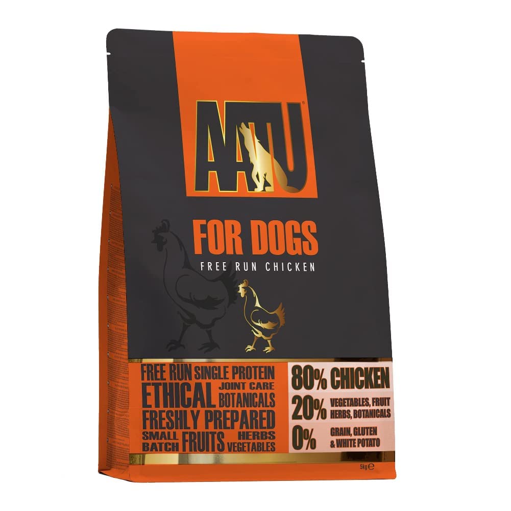 AATU 80/20 Dry Dog Food, Salmon, High Protein, Grain Free Recipe, No Artificial Ingredients