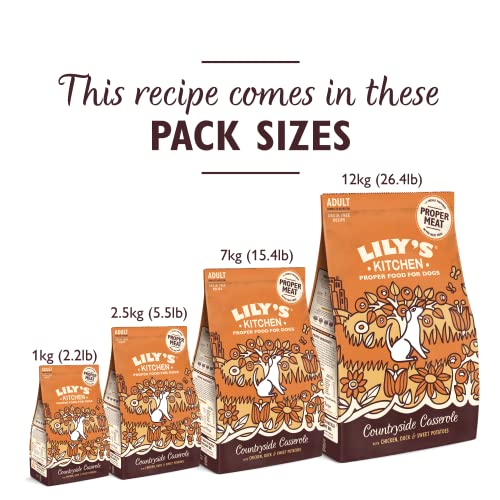 Lily's Kitchen Natural Adult Dry Dog Food Chicken & Duck Grain-Free Recipe