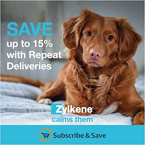 Zylkene Calming Supplements for Cats & Dogs up to 10kg 75mg | Promotes Relaxation | Helps Pets cope with Short-Term challenging situations: Loud Noises | Easily Administered | Capsules