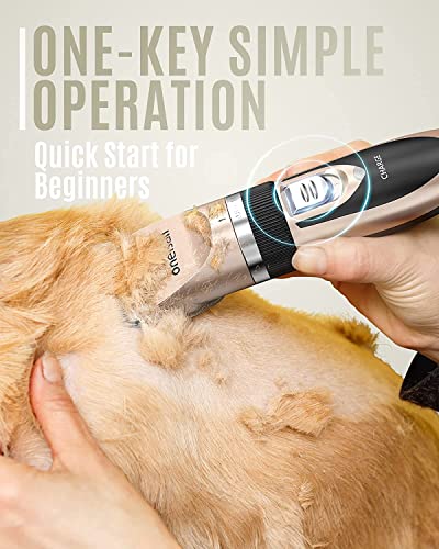 oneisall Dog Clippers Low Noise,Dog Grooming Kit,Pet Clipper Shaver for Dogs