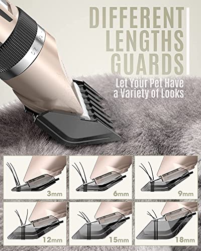 oneisall Dog Clippers Low Noise,Dog Grooming Kit,Pet Clipper Shaver for Dogs