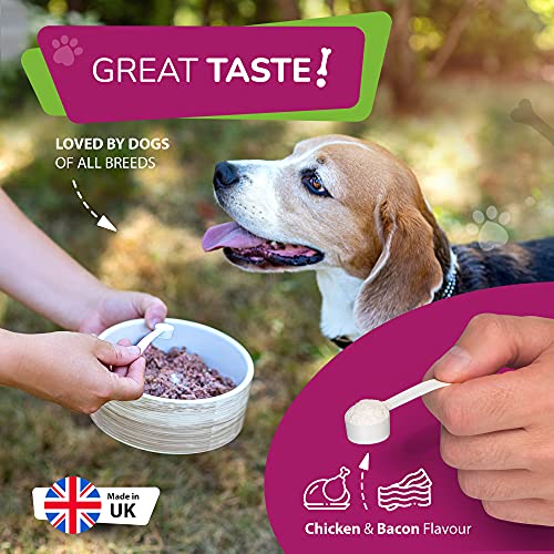 Pet Probiotics for Dogs Tablet – Chicken Flavour Dog Digestive Supplements with Enzymes, Bromelain & Prebiotic for Dogs – No Gluten, GMO, Soy or Dairy – Dog Probiotic by Furever Friendz