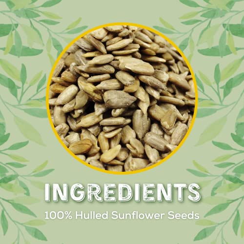 Copdock Mill Sunflower Hearts Bird Food 3.2kg / 5L Tub – No Mess Sunflower Hearts for Wild Birds – Bird Seed Suitable for Sunflower Seeds Feeders & Bird Tables