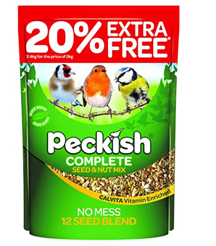Peckish 60051246 Complete Seed and Nut No Mess Wild Bird Food Mix