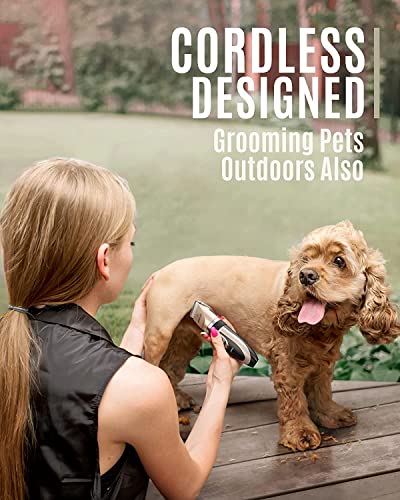 oneisall Dog Clippers Low Noise,Dog Grooming Kit,Pet Clipper Shaver for Dogs
