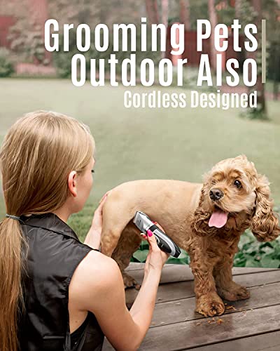 oneisall Dog Clippers Low Noise,Dog Grooming Kit,Pet Clipper Shaver for Dogs
