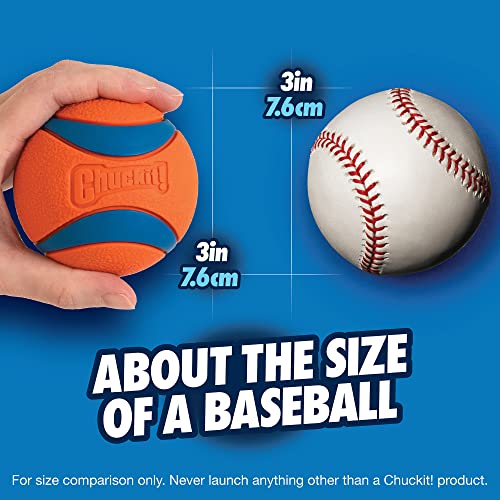 ChuckIt! Ultra Ball Dog Toy, Durable High Bounce Floating Rubber Dog Ball, Launcher Compatible Toy For Dogs