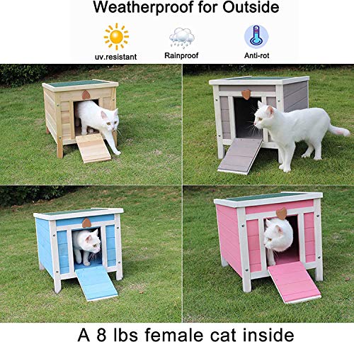 BUNNY BUSINESS Cat/Puppy/Rabbit/Guinea Pig Wooden Hide House