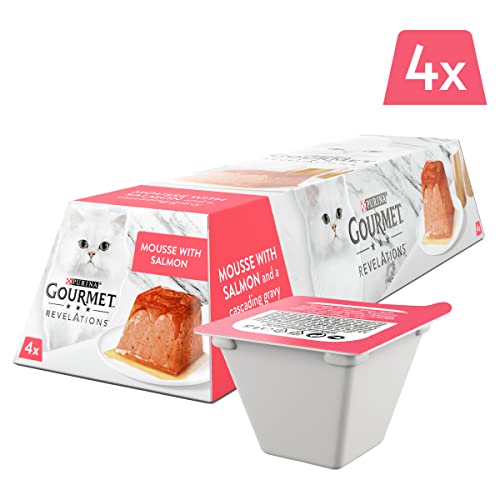 Gourmet Wet Cat Food Pouches in Gravy - Perle Chef's Collection 40 x 85g - Mix of Fish, Lamb, Duck, Turkey, Pet Food - Wet - Bulk Food, Cat Wet Food suitable for Adult and Senior Cats
