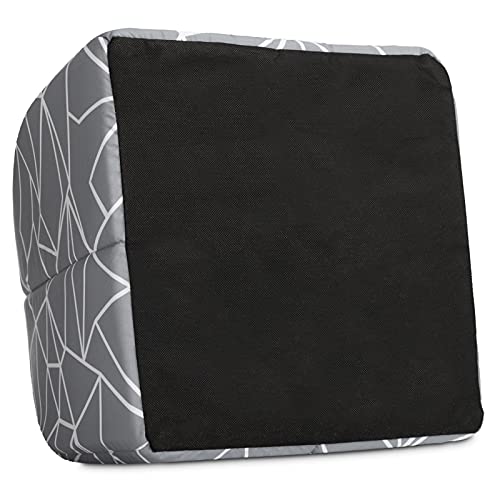 Hollypet Cat Bed Kitten Bed Self-Warming 2-in-1 Foldable Comfortable Igloo Triangle Pet Tent House