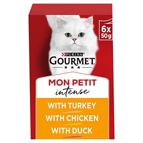Gourmet Wet Cat Food Pouches in Gravy - Perle Chef's Collection 40 x 85g - Mix of Fish, Lamb, Duck, Turkey, Pet Food - Wet - Bulk Food, Cat Wet Food suitable for Adult and Senior Cats