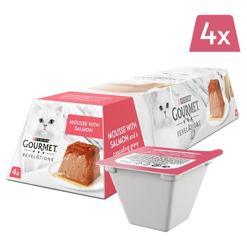 Gourmet Wet Cat Food Pouches in Gravy - Perle Chef's Collection 40 x 85g - Mix of Fish, Lamb, Duck, Turkey, Pet Food - Wet - Bulk Food, Cat Wet Food suitable for Adult and Senior Cats