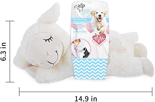 ALL FOR PAWS Heartbeat Dog Toy for Puppy,Snuggle Dog Behavioral Sleep Aid Puppy Toys, Pacifier Calming Behavioral Aid Plush Toy for Dogs