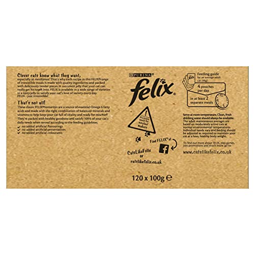 Felix Original 7+ Variety in Jelly Cat Food